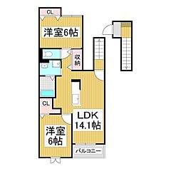 物件の間取り