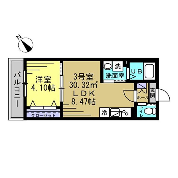 グランパラディソ 203｜千葉県柏市豊四季(賃貸アパート1LDK・2階・30.32㎡)の写真 その1