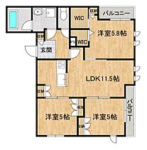 エドリオコリーナ 301 ｜ 千葉県流山市江戸川台西2丁目47（賃貸マンション3LDK・3階・66.14㎡） その2