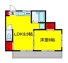 クレール・マ・メゾンII 203 ｜ 千葉県流山市江戸川台西2丁目194-1（賃貸アパート1LDK・2階・33.00㎡） その2