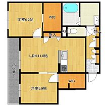 アイリスタ柏たなか 2A ｜ 千葉県柏市小青田5丁目6-6（賃貸アパート2LDK・2階・63.45㎡） その2