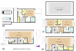 池田山戸建て 3SLDKの間取り