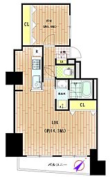 ダイアパレス代官山 1LDKの間取図画像