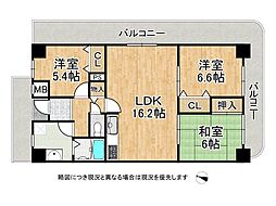 間取図画像 3LDK