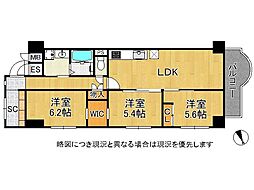 間取図画像 3LDK