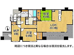 ワコーレ明石太寺　中古マンション 2SLDKの間取り