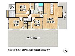 ネオハイツ西明石 2SLDKの間取図画像