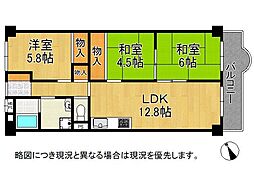 間取図画像 3LDK