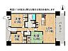 間取り：約17.1帖の広々としたLDKに、全居室収納を備えた機能的な配置です。