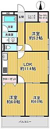 間取図画像 3LDK