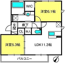 サンライズD  ｜ 埼玉県桶川市朝日2丁目4-18（賃貸アパート2LDK・3階・54.20㎡） その2