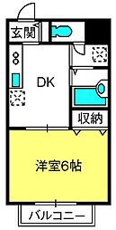間取図画像 1DK