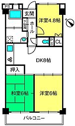 間取図画像 3DK