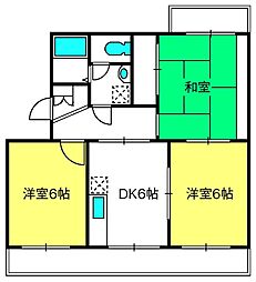 エスペランサふじみ野 3DKの間取図画像