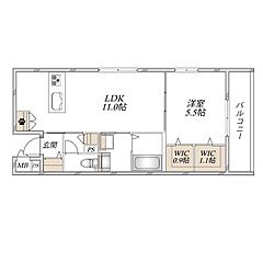 物件の間取り