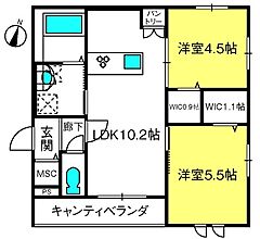 物件の間取り