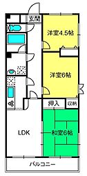 グランド・メゾン大宮 3LDKの間取図画像