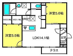 物件の間取り