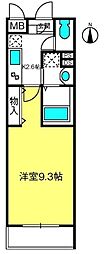 Arcoiris 1Kの間取図画像