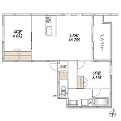 物件の間取り