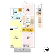 第7グリーンハイツ　Ｂ  ｜ 埼玉県上尾市小泉5丁目18-2（賃貸アパート2LDK・2階・57.80㎡） その2