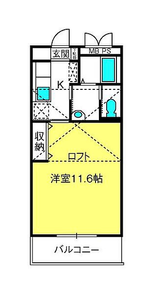 グロアール大宮 ｜埼玉県さいたま市大宮区浅間町2丁目(賃貸マンション1SK・4階・34.00㎡)の写真 その2