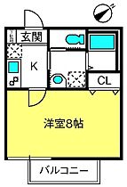 s’amuser  ｜ 埼玉県さいたま市西区大字西遊馬（賃貸アパート1K・2階・24.84㎡） その2