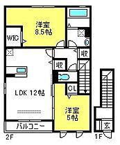 ソレアードA  ｜ 埼玉県さいたま市西区大字土屋284-1（賃貸アパート2LDK・2階・63.66㎡） その2