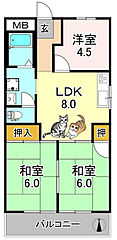 物件の間取り