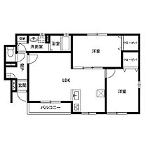 リーブル　和 102 ｜ 愛知県岡崎市大平町（賃貸アパート2LDK・1階・61.05㎡） その2