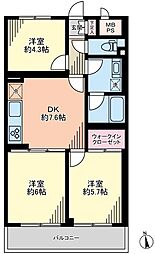 間取図画像 3DK