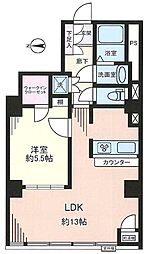 ヴレッタ菊 1LDKの間取図画像