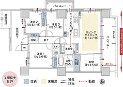 権堂イーストプラザSDポレスター長野大通り 4LDKの間取図画像