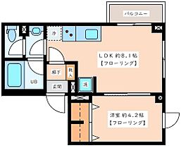 仮称・中野区弥生町1丁目マンション 204 ｜ 東京都中野区弥生町１丁目32（賃貸マンション1LDK・2階・28.76㎡） その2