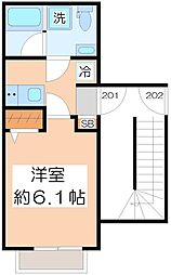 HOUSING STAGE MATSUBARAII 1Kの間取図画像