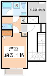 HOUSING STAGE MATSUBARAII 1Kの間取図画像