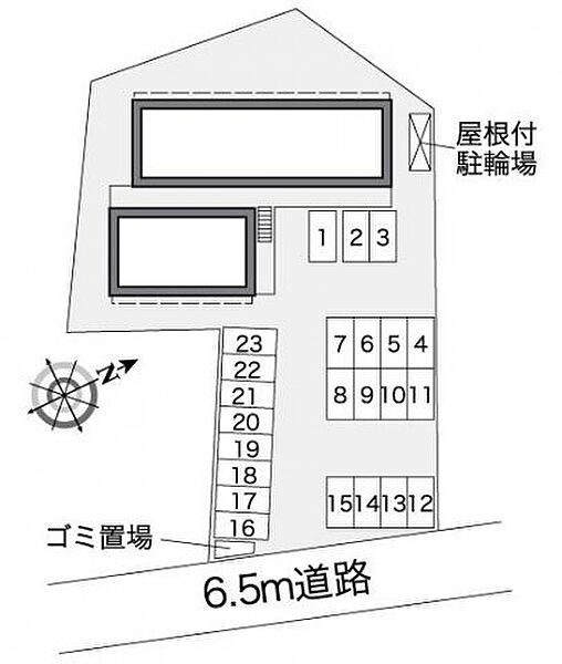 レオパレスマニエ 104｜茨城県つくば市高見原1丁目(賃貸アパート1K・1階・22.35㎡)の写真 その3