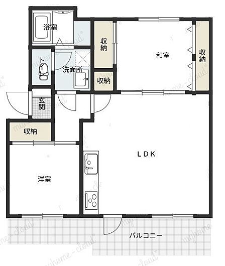 2LDK 間取り
