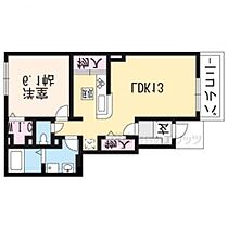 滋賀県大津市見世２丁目（賃貸アパート1LDK・1階・45.77㎡） その2