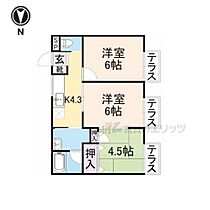 滋賀県長浜市神照町（賃貸アパート3K・1階・45.80㎡） その2