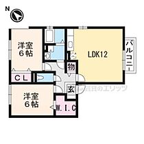 滋賀県栗東市小柿８丁目（賃貸アパート2LDK・1階・57.13㎡） その2