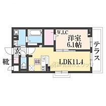 滋賀県大津市一里山２丁目（賃貸アパート1LDK・1階・41.88㎡） その2