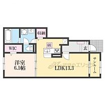 滋賀県大津市見世２丁目（賃貸アパート1LDK・1階・50.05㎡） その2