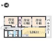 滋賀県長浜市公園町（賃貸マンション3LDK・5階・58.00㎡） その2