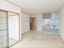 JR東海道・山陽本線 栗東駅 徒歩18分の賃貸アパート 1階2LDKのリビング/ダイニング