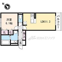 間取図画像 1LDK