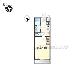 Asahi Tarnal(アサヒ ターナル) 1Kの間取図画像