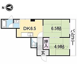 ＢＵＹＫＩＮＧ　2 1階2DKの間取り