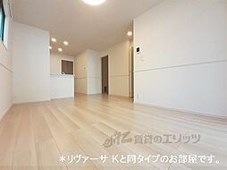 近江鉄道多賀線 高宮駅 徒歩13分の賃貸アパート 2階2LDKのリビング/ダイニング