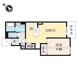 ディオーネ・ジエータ甲南 1LDKの間取図画像